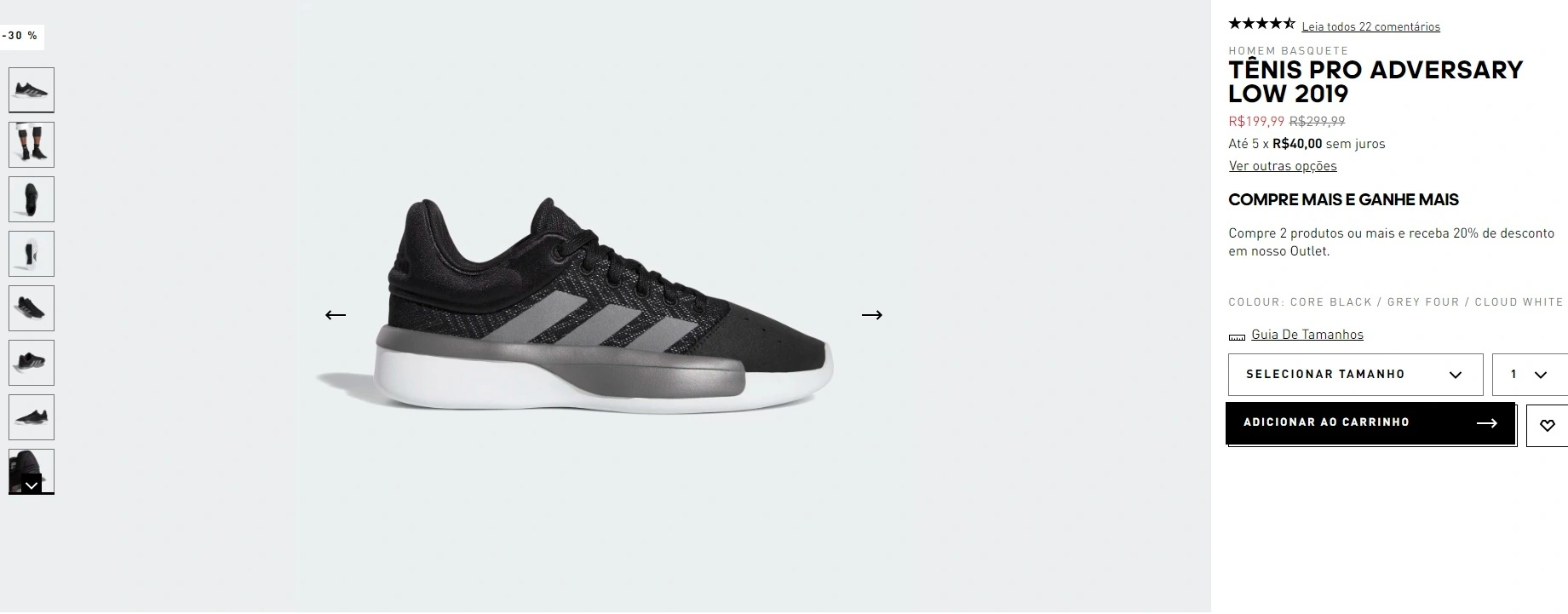 Tênis Pro Adversary Low 2019