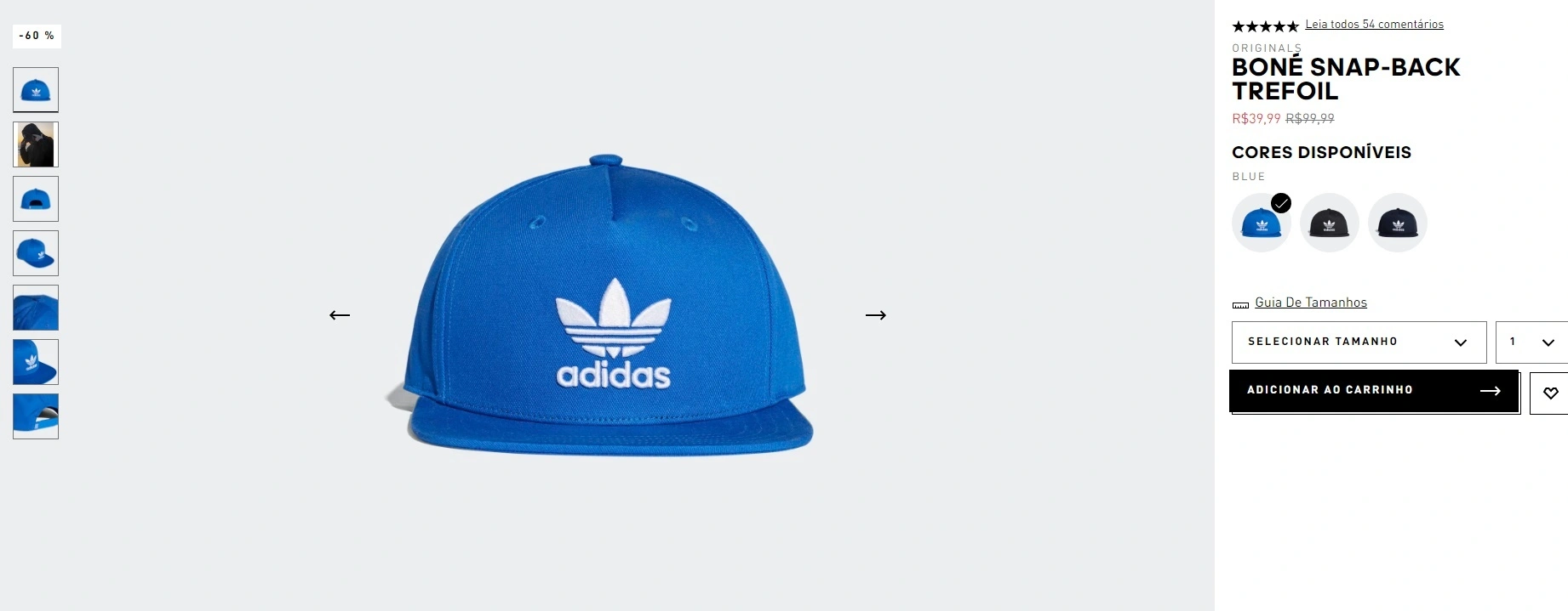 Boné Snap Back Trefoil