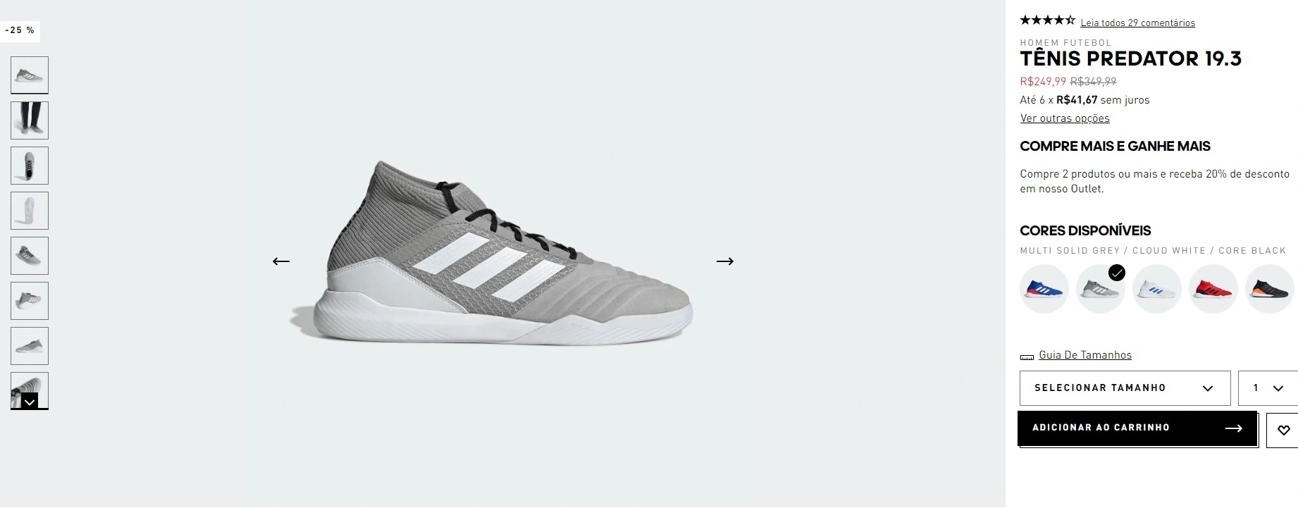 Tênis Predator 19.3