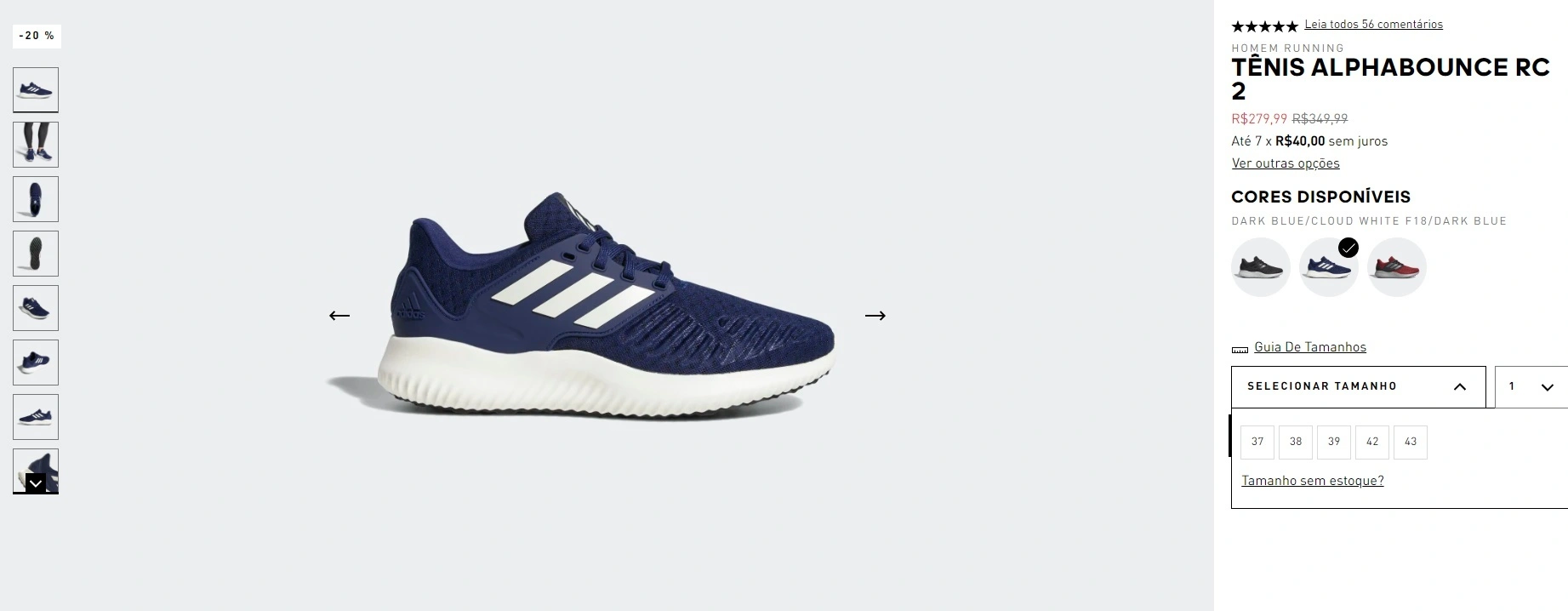 Tênis Adidas Alphabounce RC 2