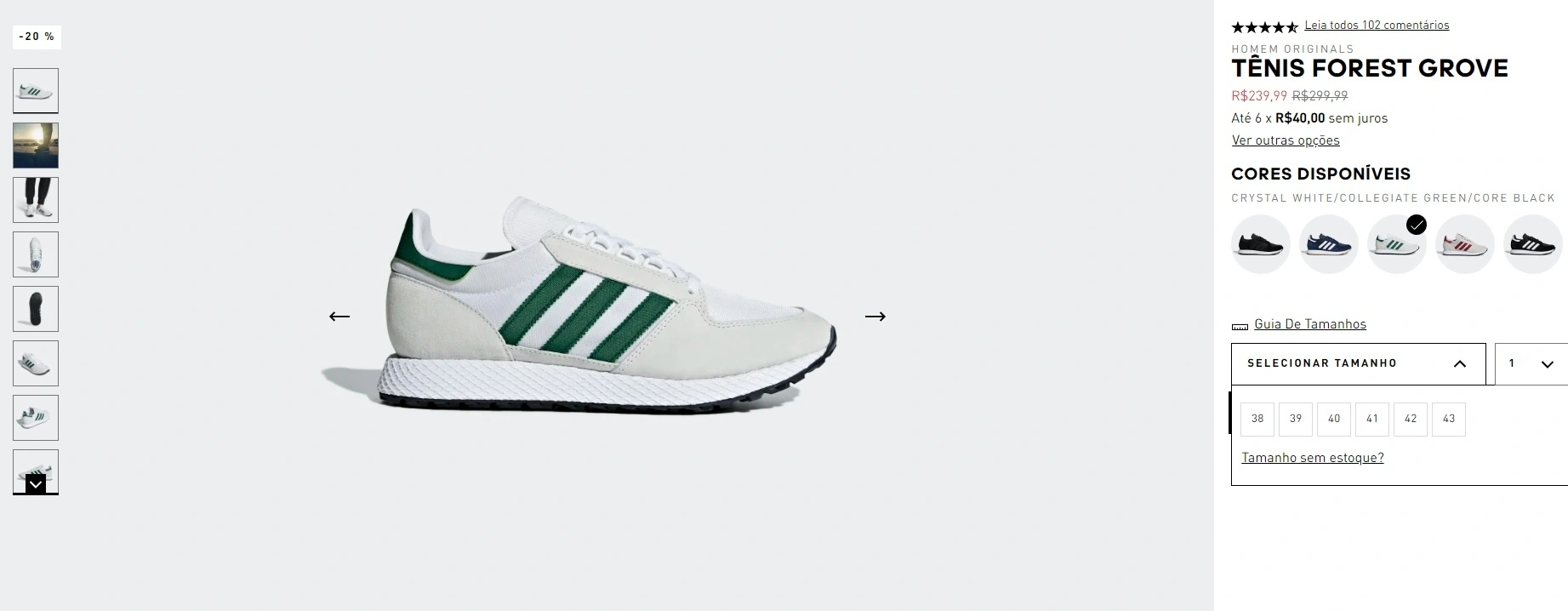 Tênis Adidas Forest Grove