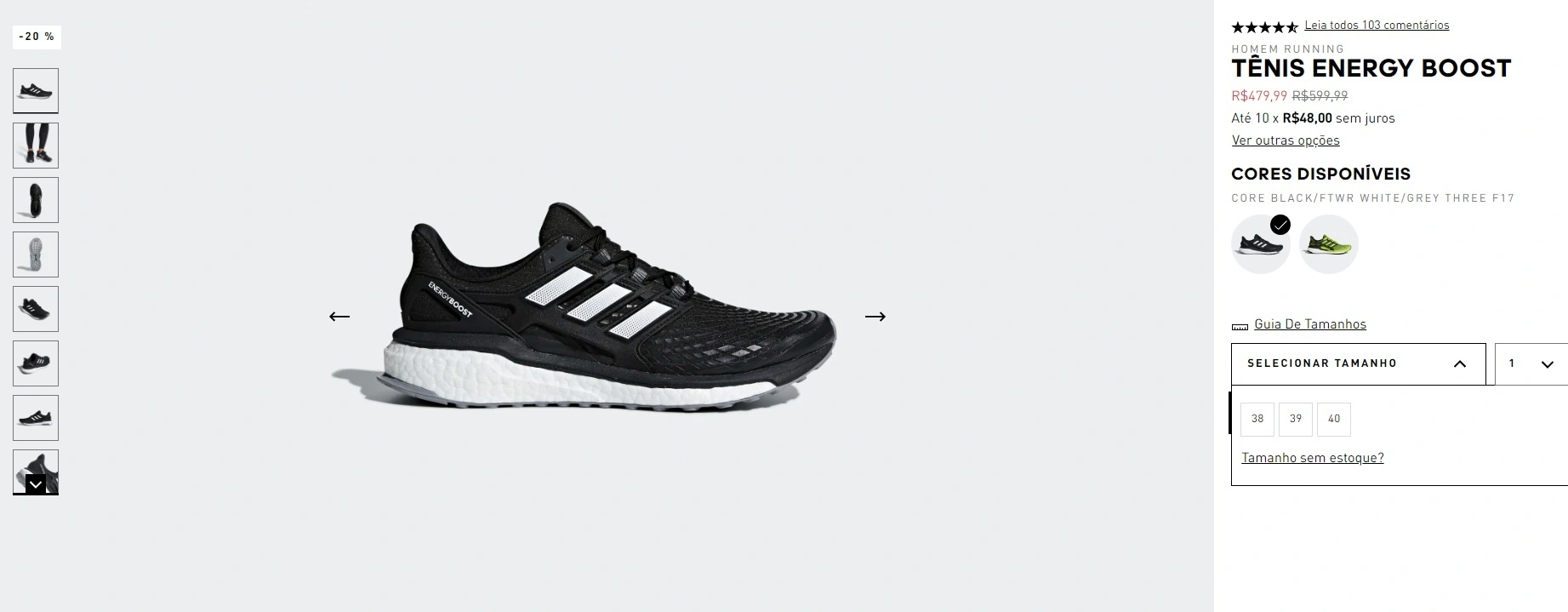 Tênis Adidas Energy Boost