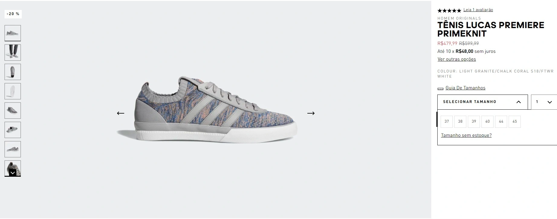 Tênis Adidas Lucas Premiere Primeknit