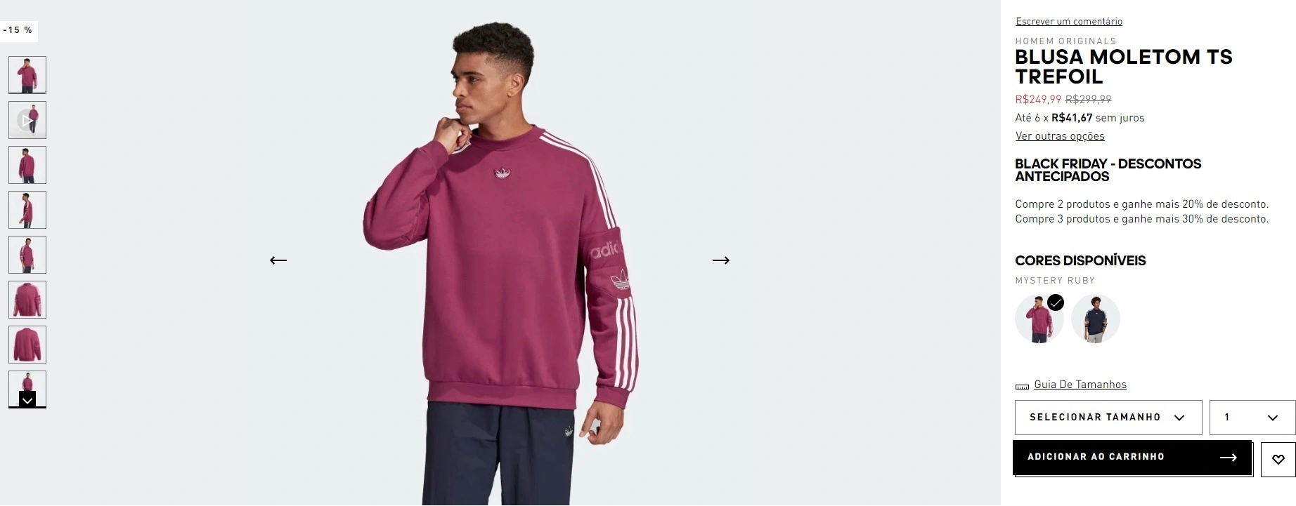 Blusa Moletom TS Trefoil