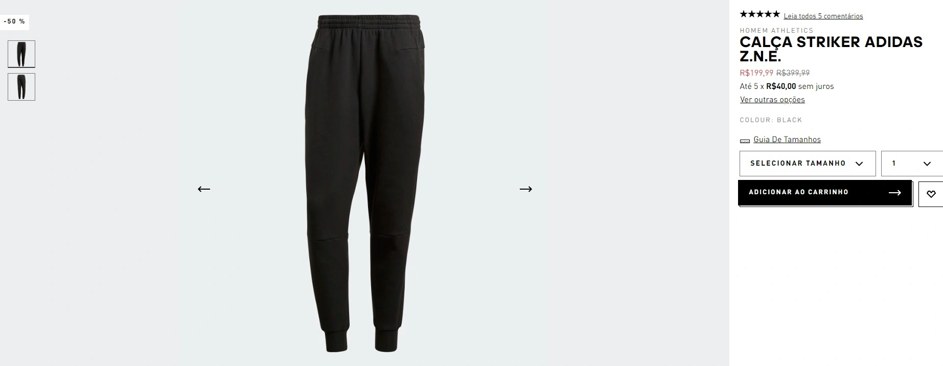 Calça Striker Adidas Z.N.E