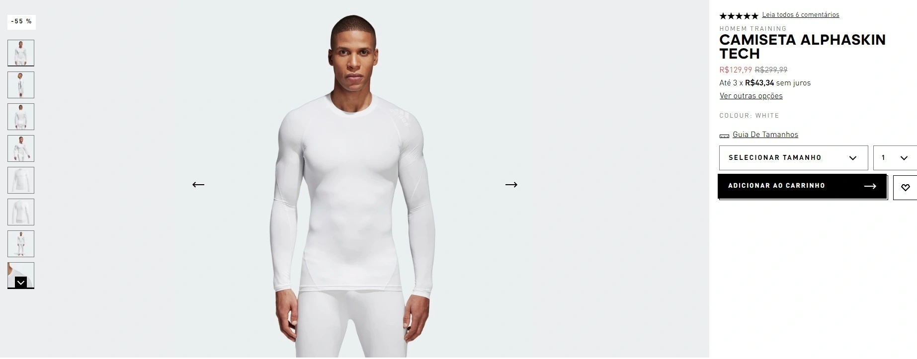 Camiseta alphaskin tech