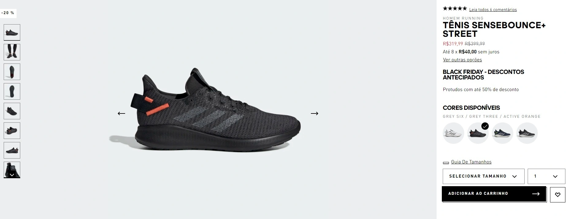 Tênis Senseboost+ street