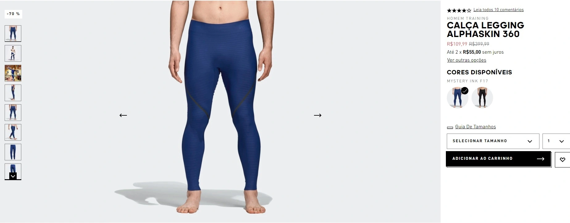 Calça Legging Adidas Alphaskin 360