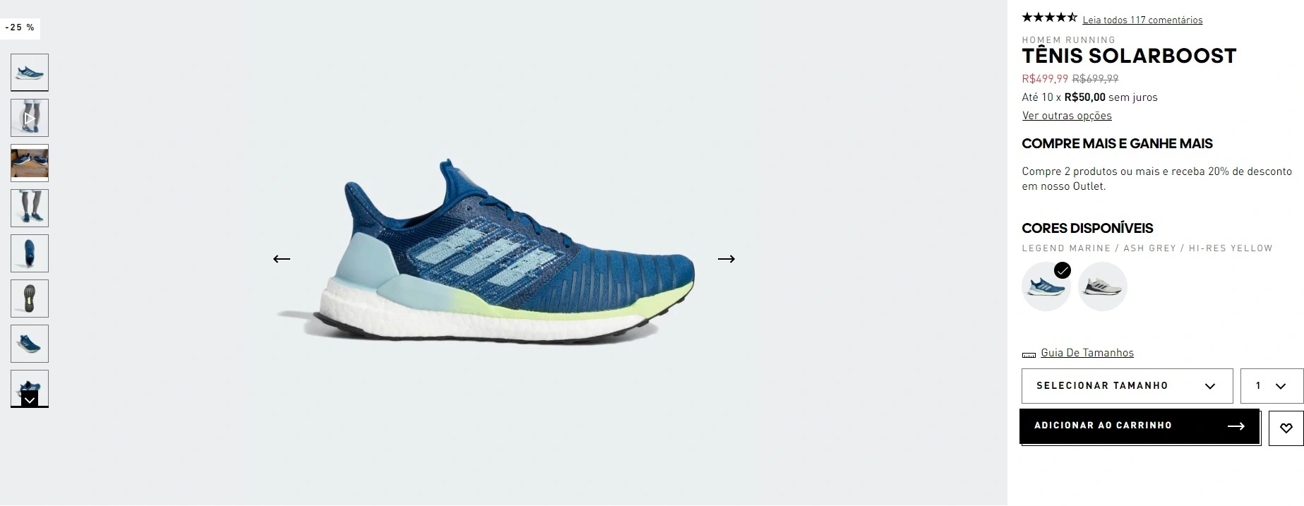 Tênis Solarboost
