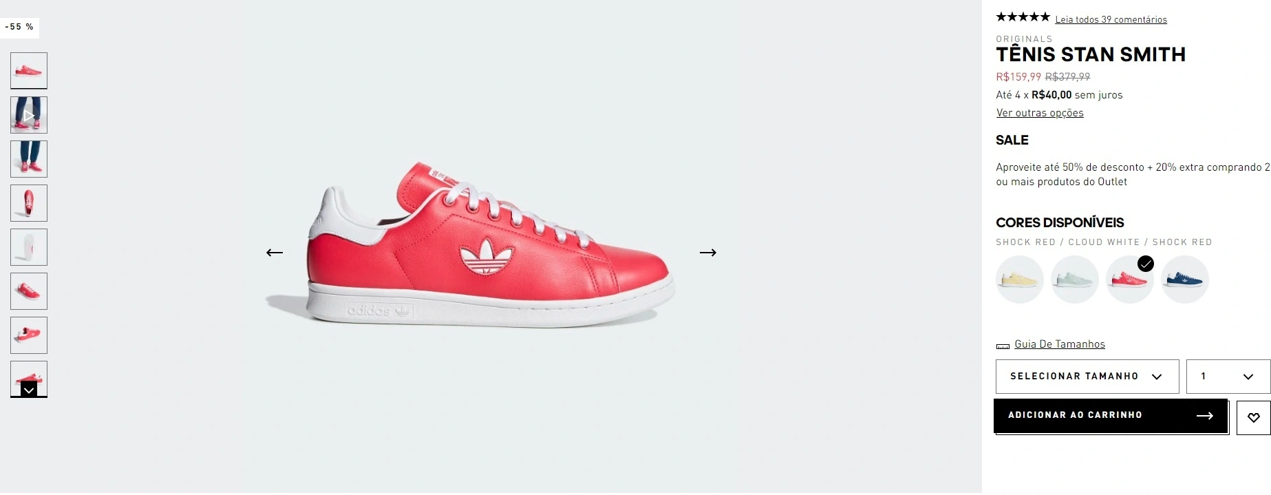 Tênis Stan Smith