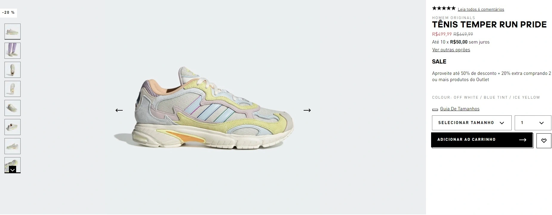 Tênis Temper Run Pride