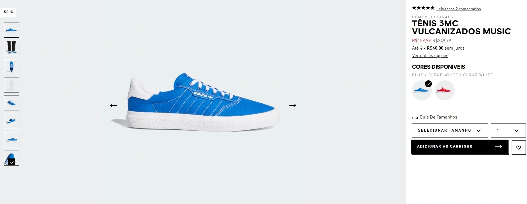 Tênis 3MC Vulcanizados Music