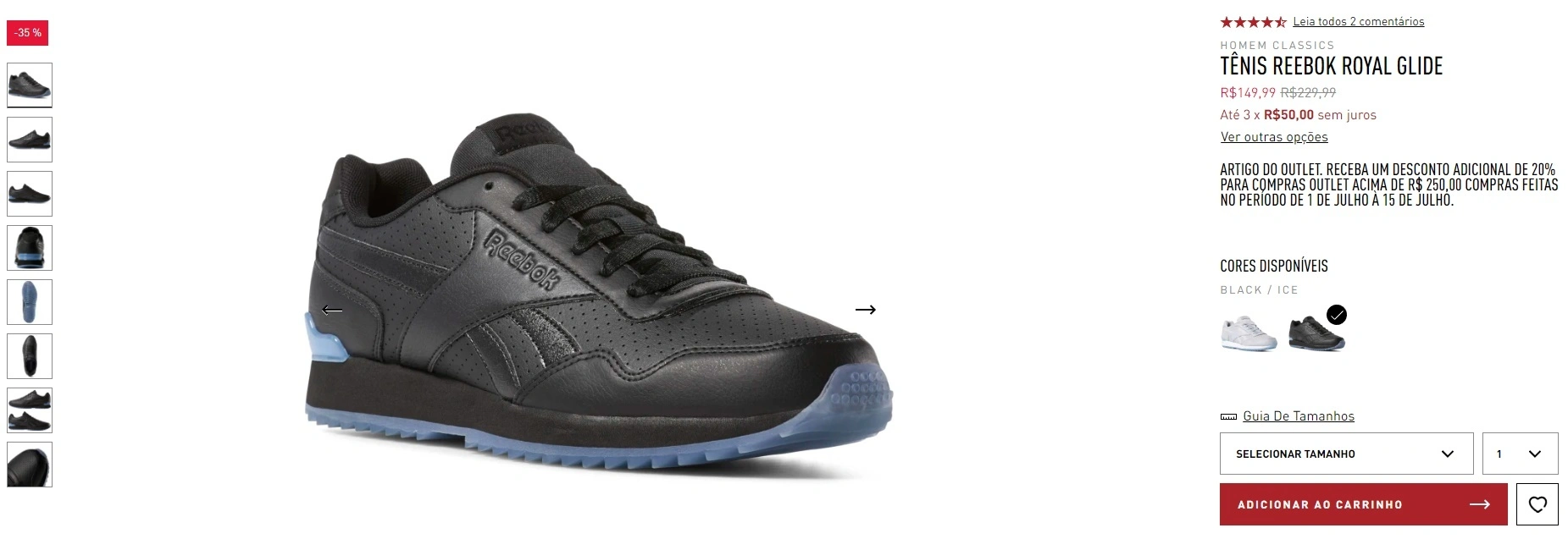 Tênis Reebok Royal Glide