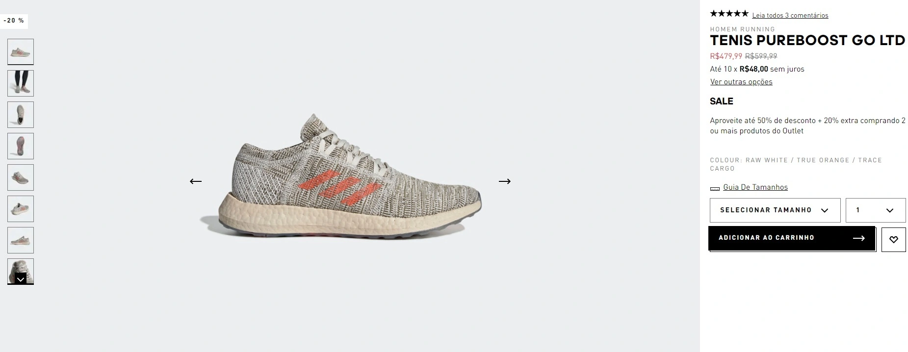 Tênis Pureboost GO LTD