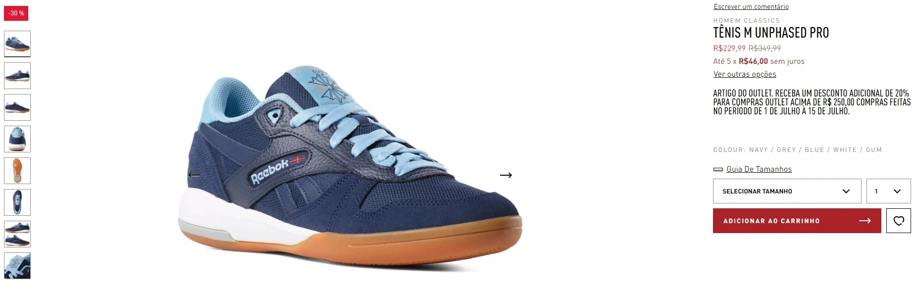 tênis M Unphased Pro