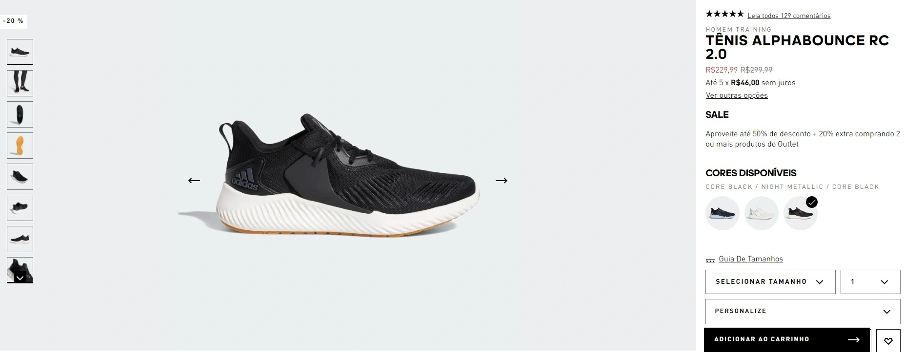 Tênis Alphabounce RC