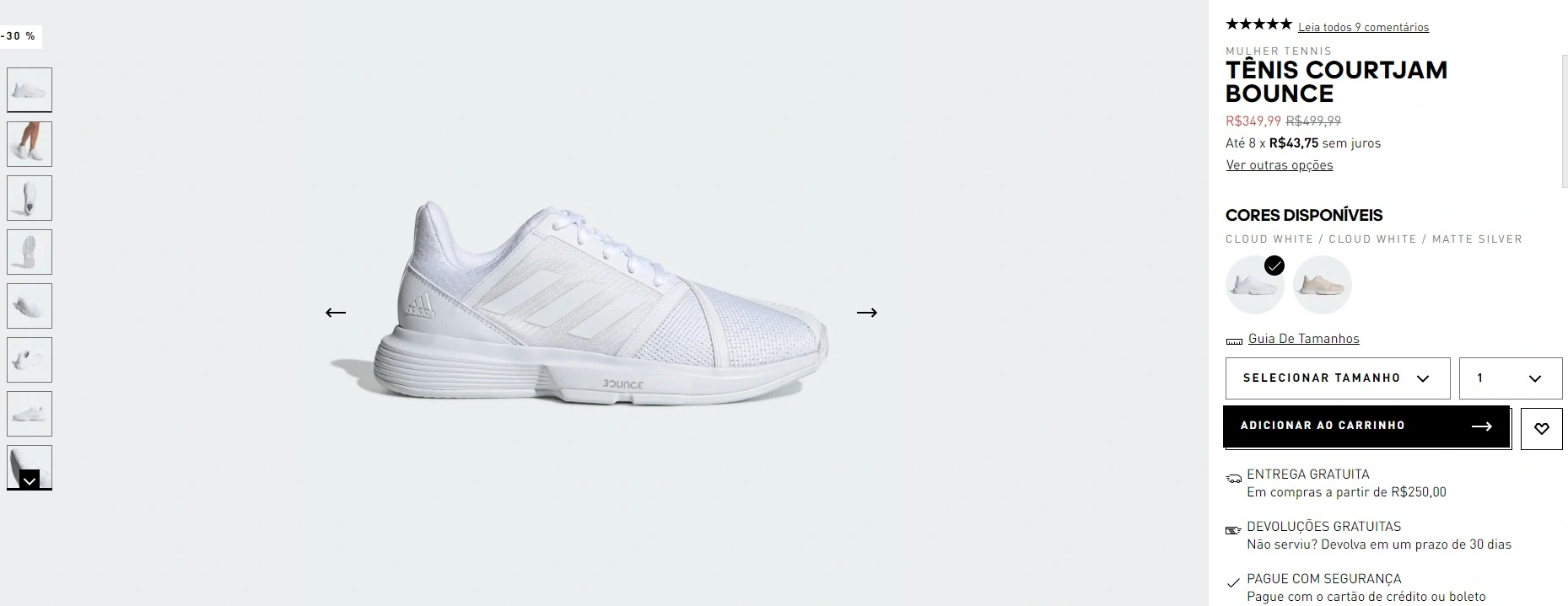 Tênis Courtjam Bounce