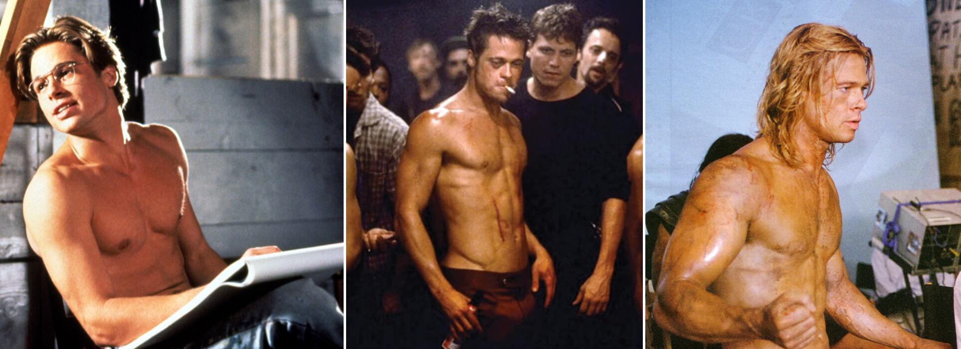 Brad Pitt transformações cinema