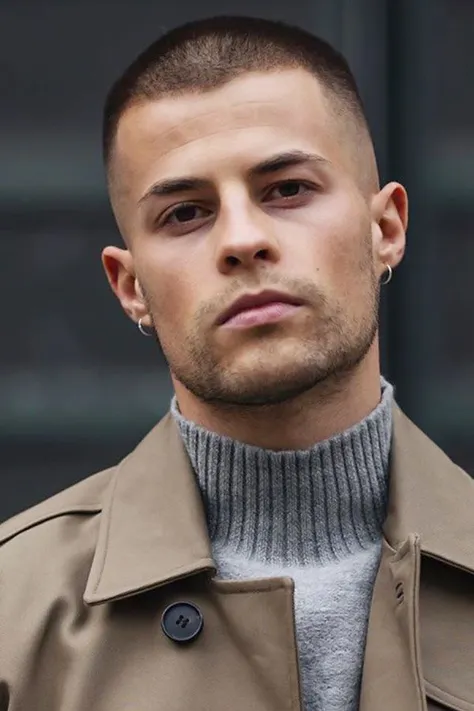 Brinco masculino de argola