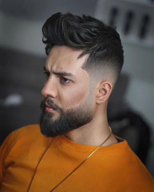 Corte de cabelo masculino Quiff