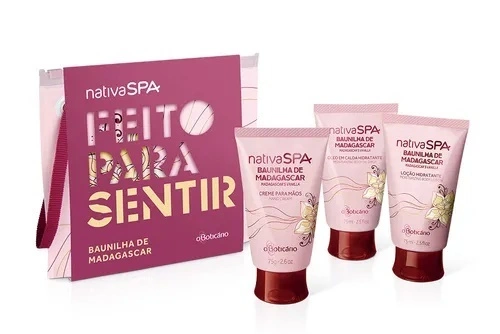Kit Nativa SPA Baunilha de Madagascar