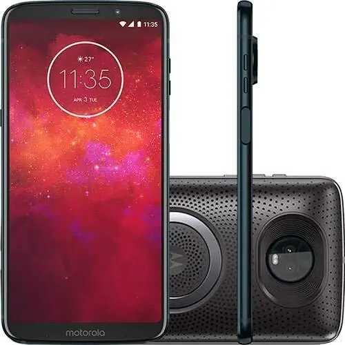 Smartphone, Motorola, Moto Z3 Play Projector Edition, XT1929, 64 GB, 6.0", Indigo