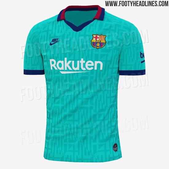 Camisa Barcelona 2019-2020 terceira camisa