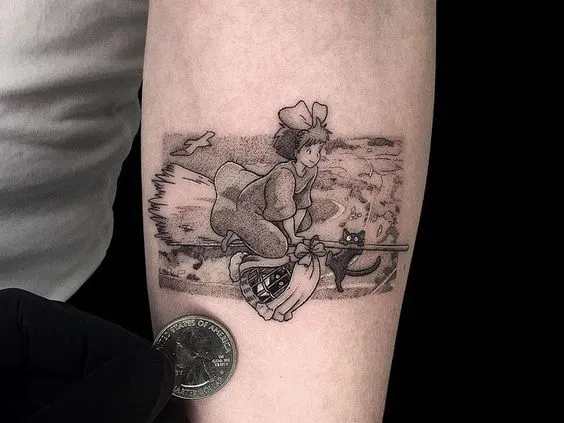 tatuagem ghibli 5