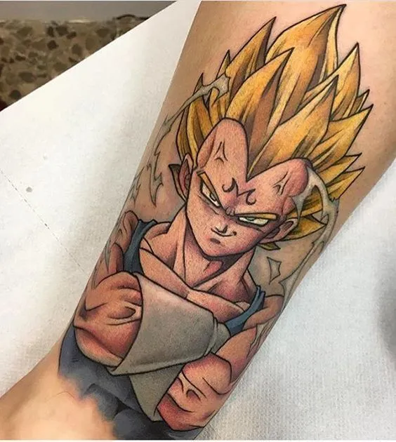 tatuagem anime dbz
