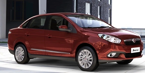 Fiat Siena - carros mais vendidos 2013