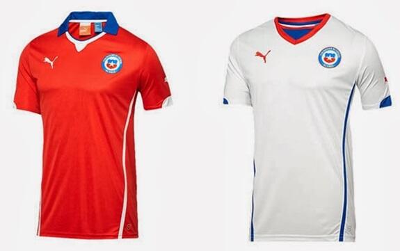 Camisa Chile - temporada 2014-1015