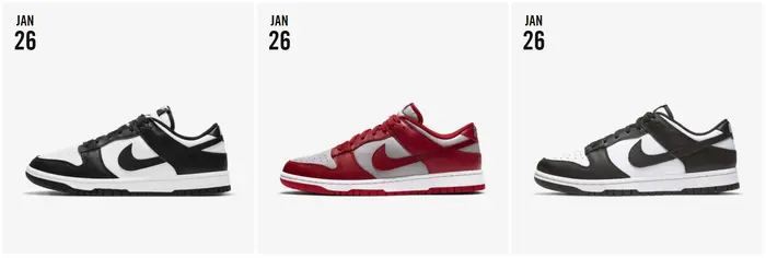 Lançamentos Nike Dunk 2021