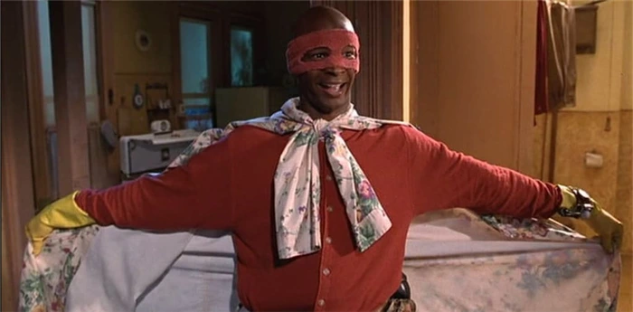 Blankman, uma paródia de filmes de super-heróis