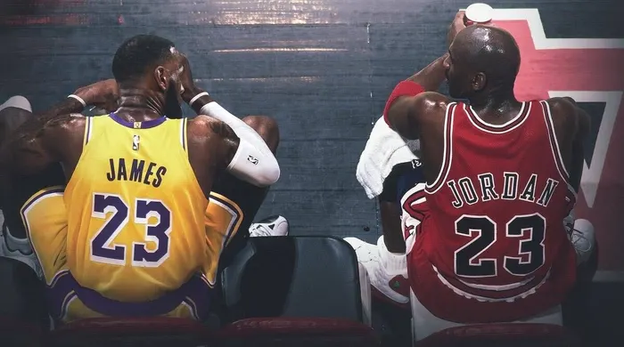 LeBron James e Michael Jordan
