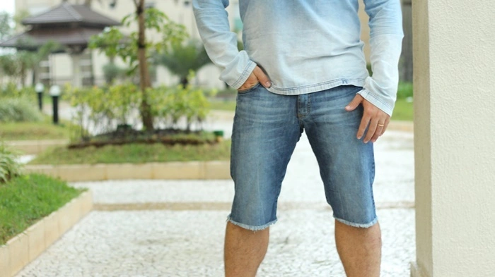 Jeans com bermuda - Crédito: Edson Castro