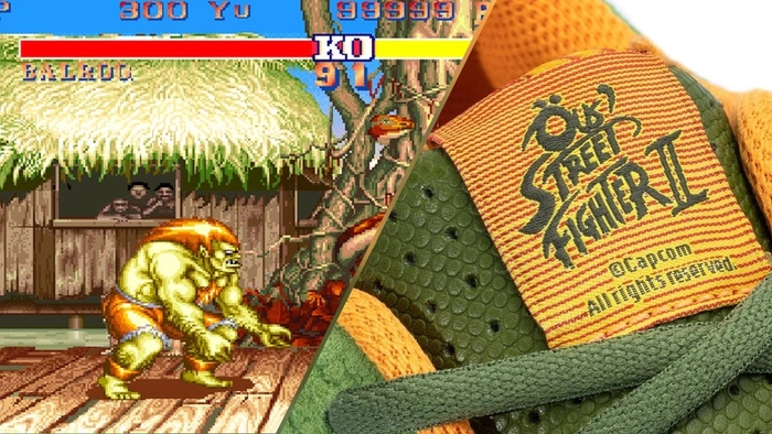 Os tênis da coleção Öus x Street Fighter II