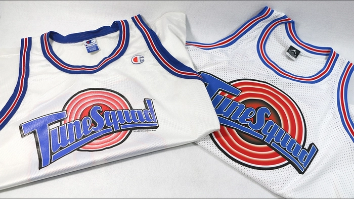 Os uniformes do Tune Squad