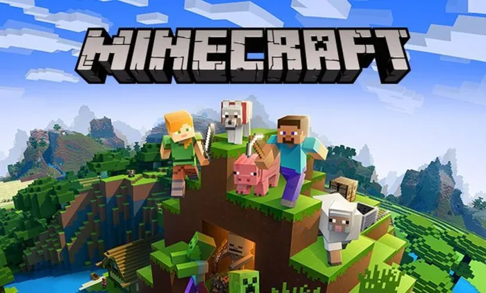 Imagem promocional do jogo Minecraft