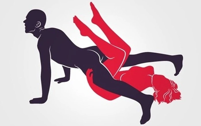Flexão invertid - 30 Melhores posições do Kama Sutra