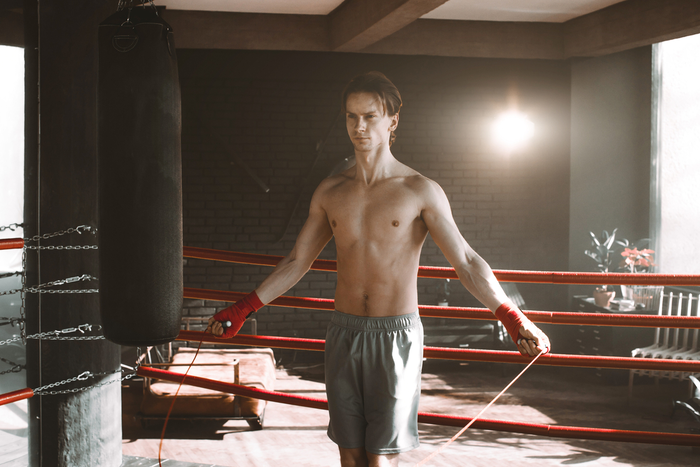 pular corda boxeador