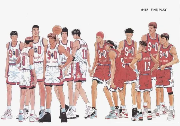 Slam Dunk, um dos mangás e animes que levam a moda a sério