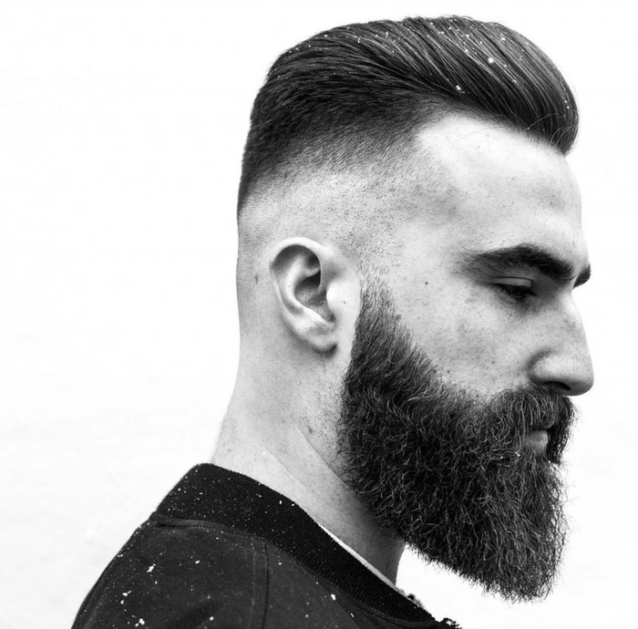 Barbas em alta para 2022: Barba reta