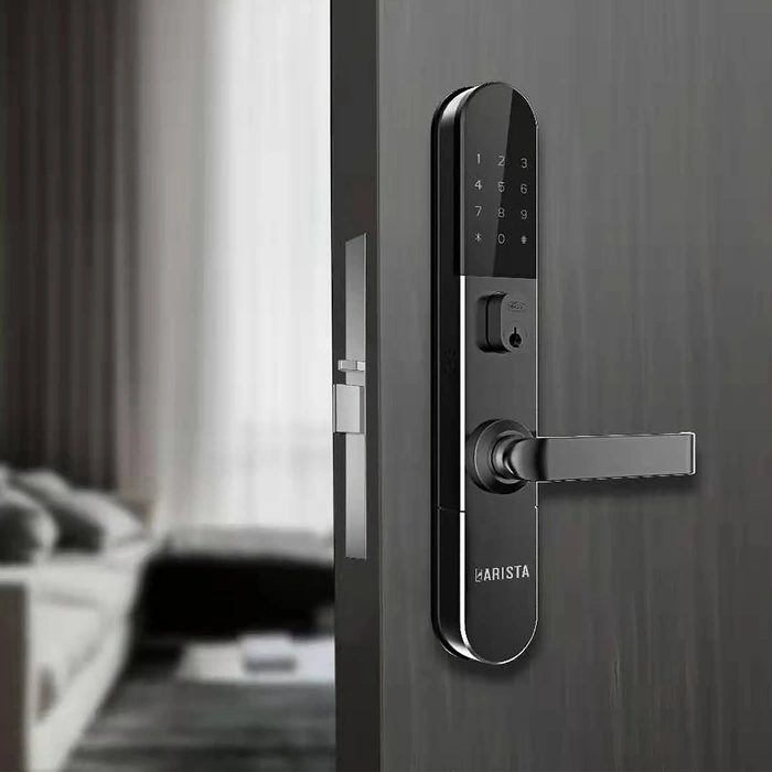 Uma smart lock - ou fechadura inteligente