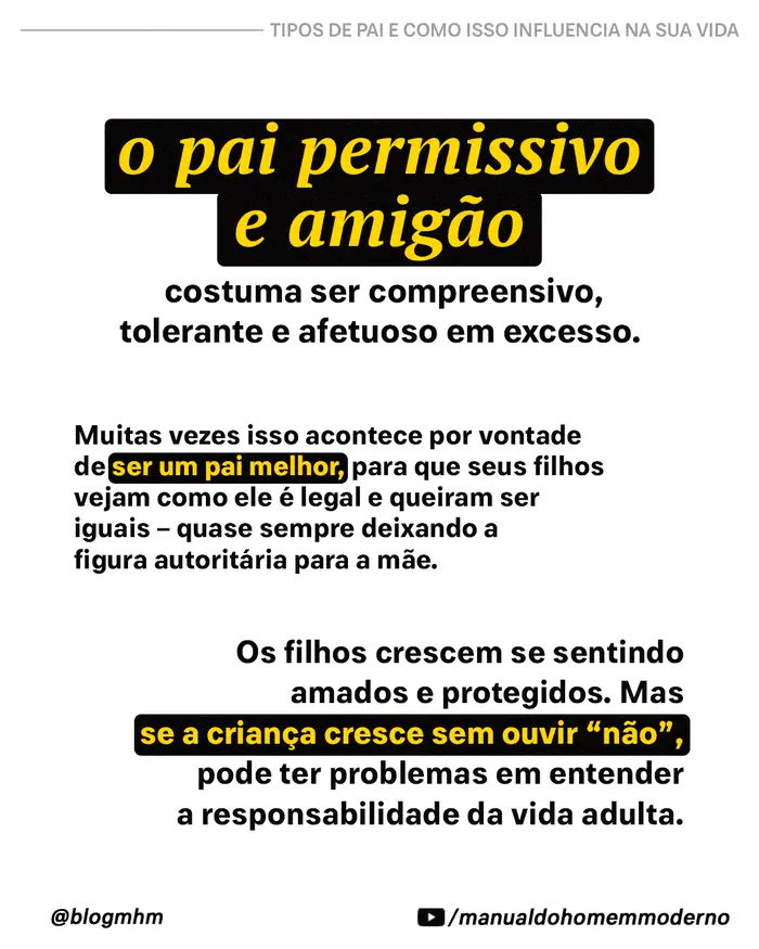 O pai permissivo