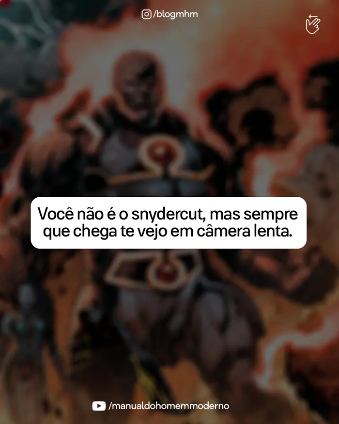 Cantada inspirada na Liga da Justiça