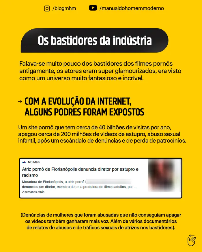 Os bastidores da indústria pornô