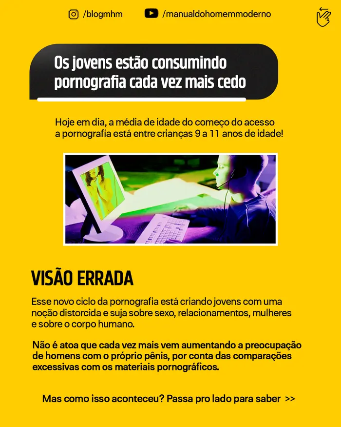 Visão errada da pornografia
