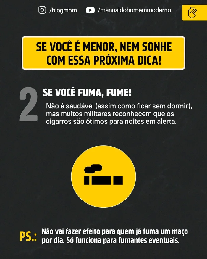 Técnicas para não dormir