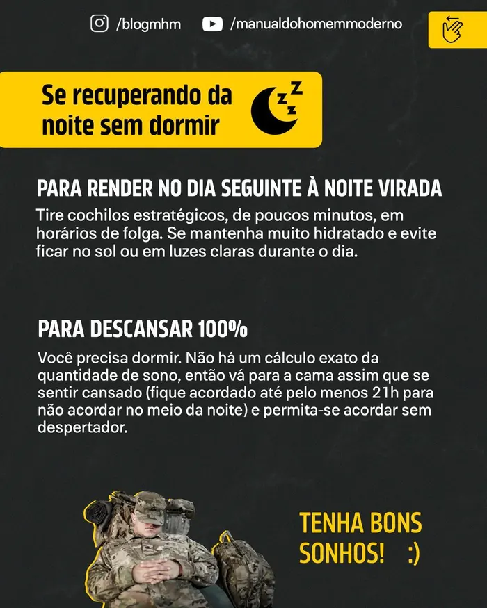 Técnicas para não dormir