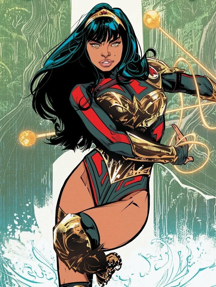 Yara Flor como Mulher-Maravilha